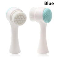 Brosse Nettoyante Visage Double Face — Silicone Doux