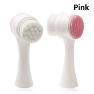 Brosse Nettoyante Visage Double Face — Silicone Doux