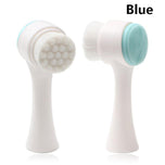 Brosse Nettoyante Visage Double Face — Silicone Doux