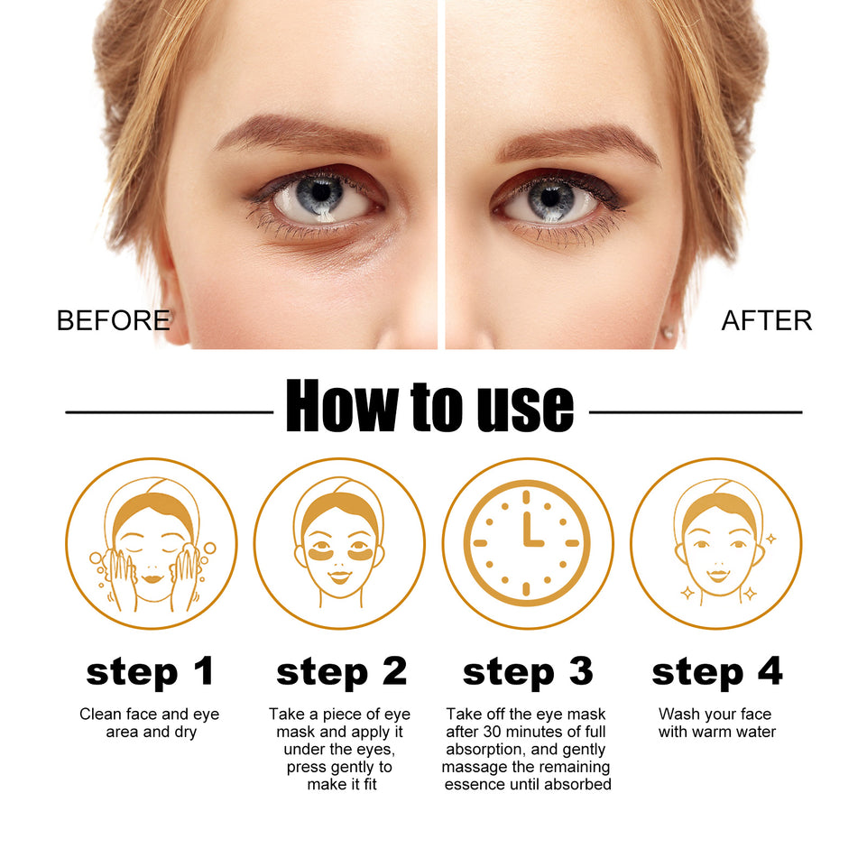 Patchs Hydrogel Yeux — Anti-Cernes & Anti-Poches