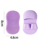 Brosse 2-en-1 Nettoyage & Exfoliation — Silicone Visage