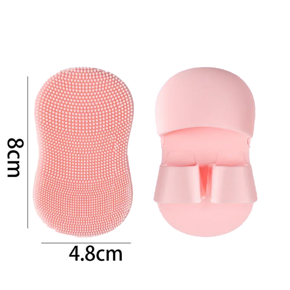 Brosse 2-en-1 Nettoyage & Exfoliation — Silicone Visage